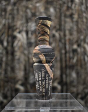 Express Double Trouble Timber Camo Duck Call