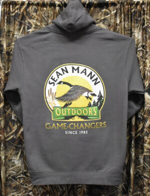 Sean Mann Outdoors Logo Hoodie - Charcoal Grey