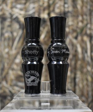 Shorty World Champion Canada Goose Call- Onyx Acrylic (no band)
