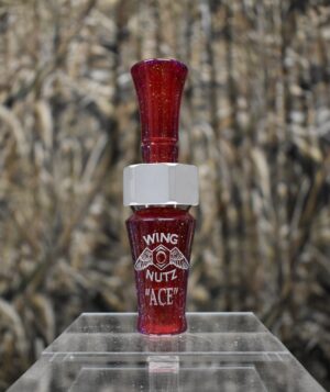 Wing Nutz Ace Bass Boat Red Acrylic Single Reed Duck Call